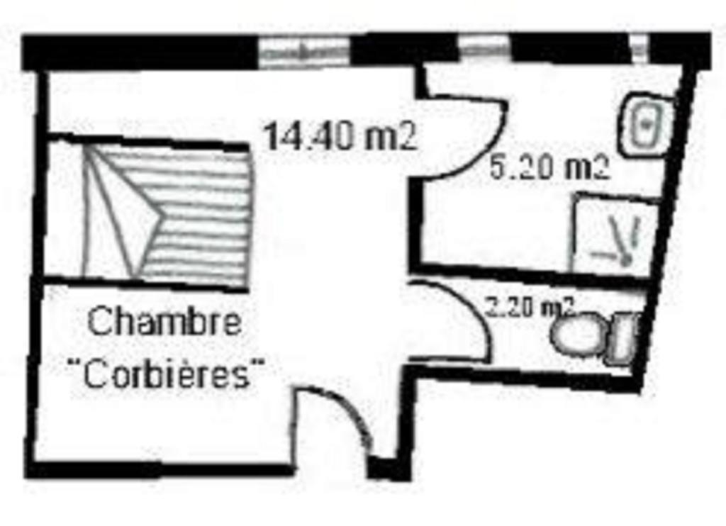 Relais De Tamaroque Bed and Breakfast Portel-des-Corbieres Værelse billede